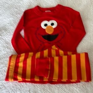 Hanna Andersson Elmo Sesame Street PJ set, 3T